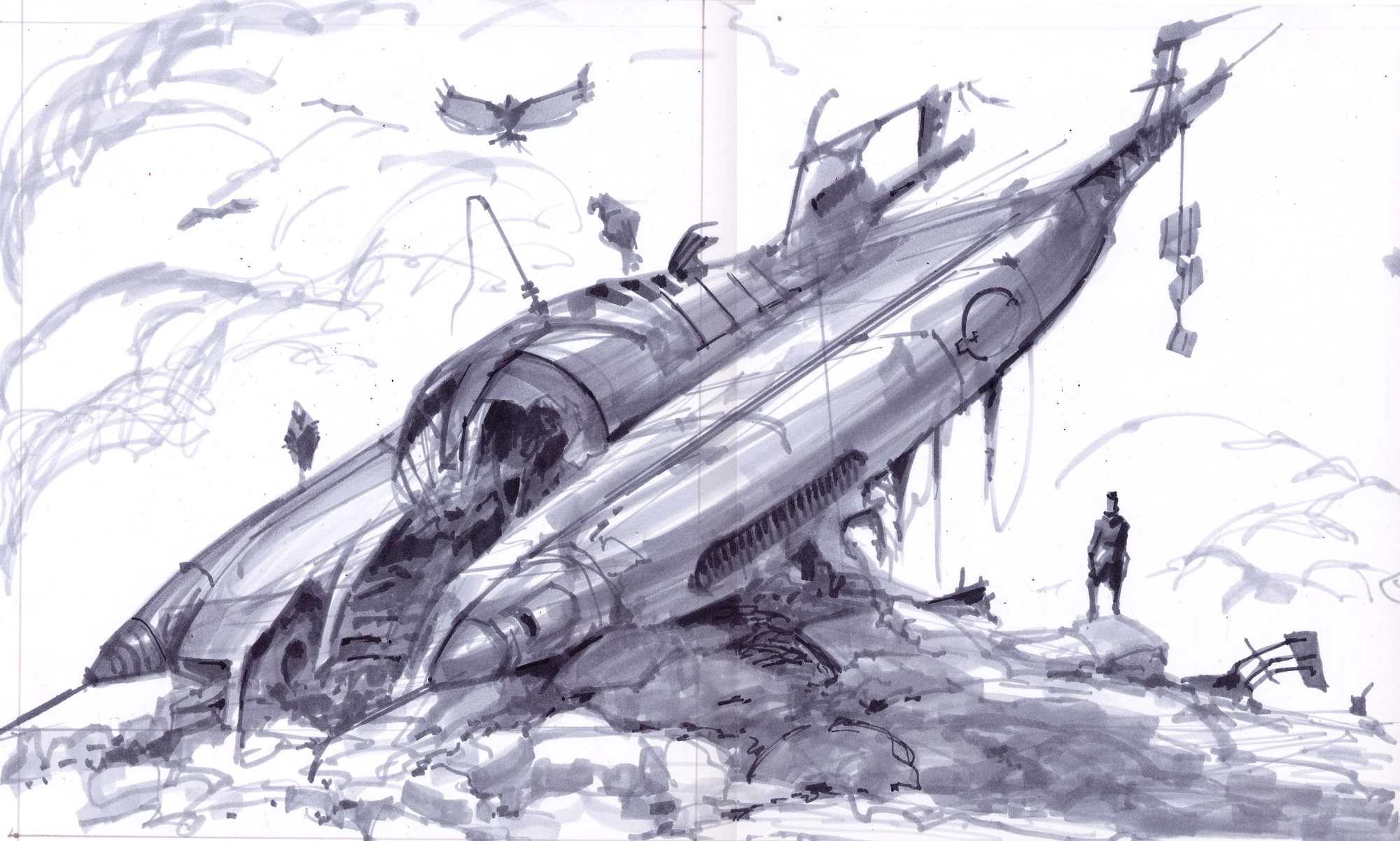 Image - Alien crash site CA1.jpg | Fallout Wiki | Fandom powered by Wikia