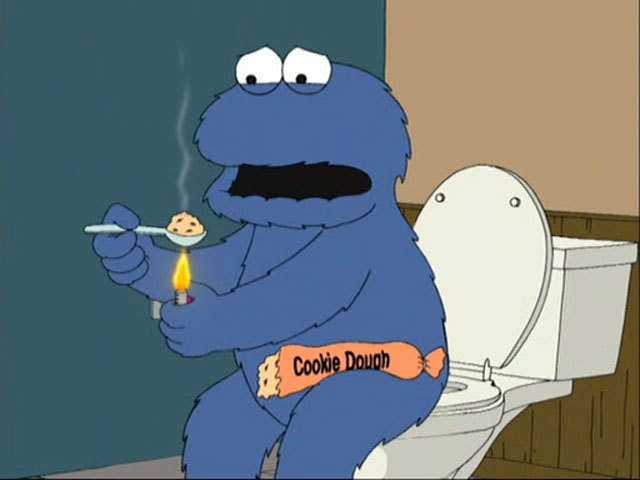 Image result for cookie monster family guy