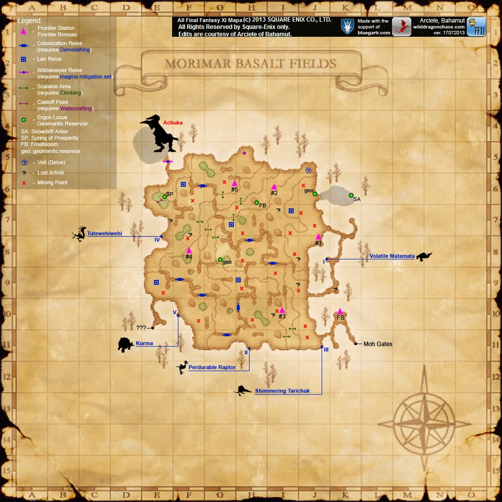 Morimar Basalt Fields/Maps FFXIclopedia Fandom powered by Wikia