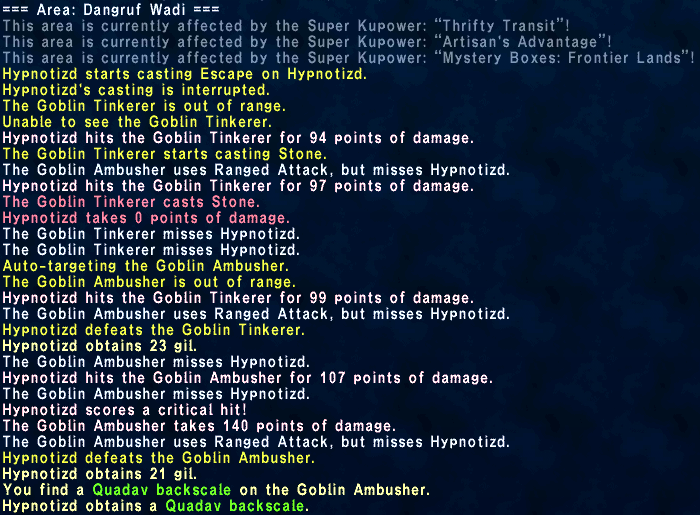 Desynthesis final fantasy xi