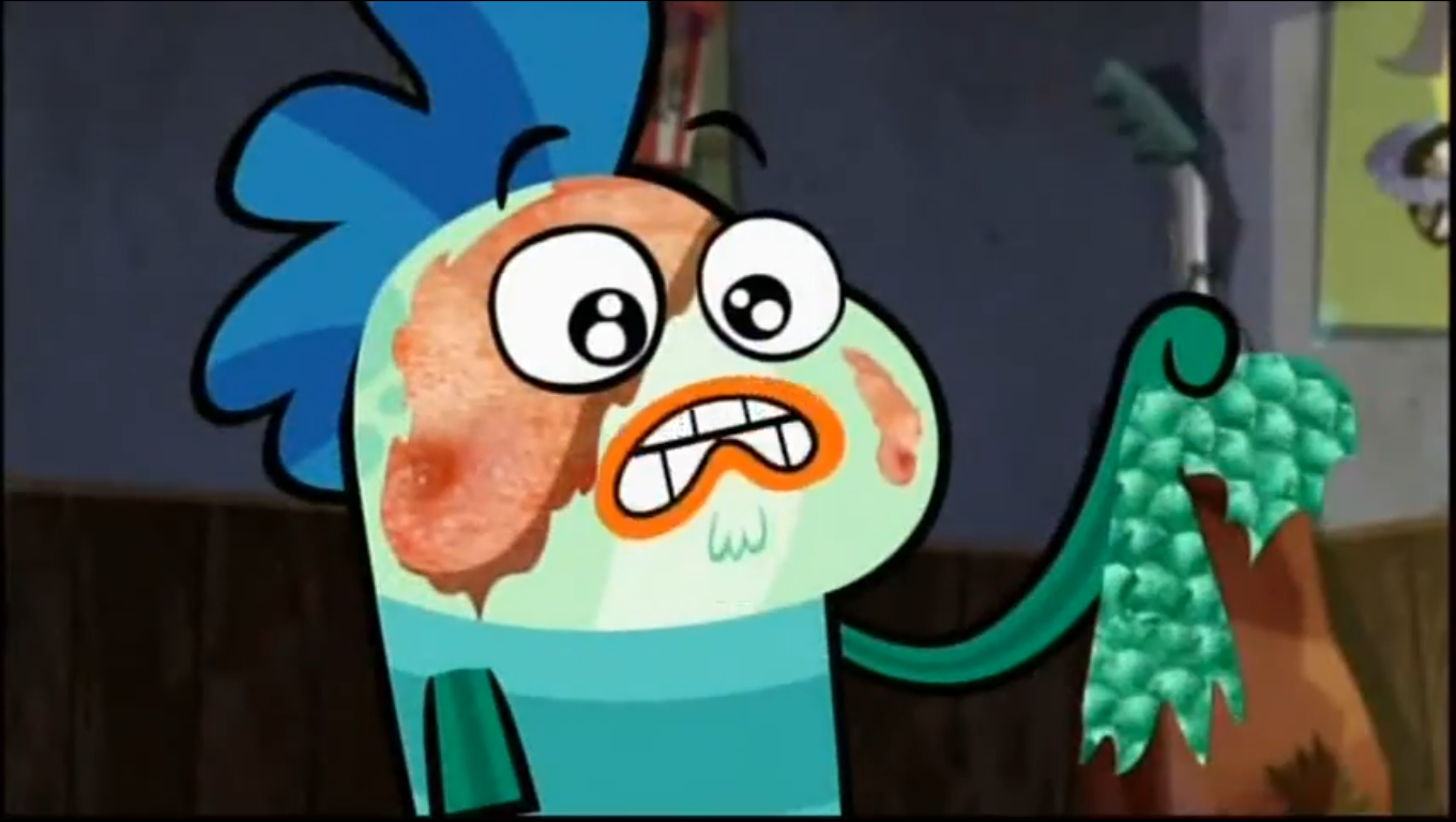 Fish Hooks / Pecezuelos: Temporada 02 Capitulo 17 - Obtener una Yob! / Mordida de araña