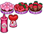 Valentines toppings