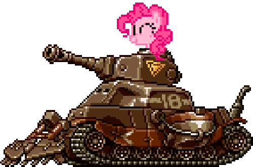 Image - 76779 safe pinkie pie animated tank (vehicle) artist-colon