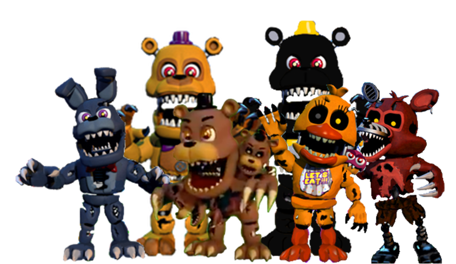 Fnaf world nightmare foxy