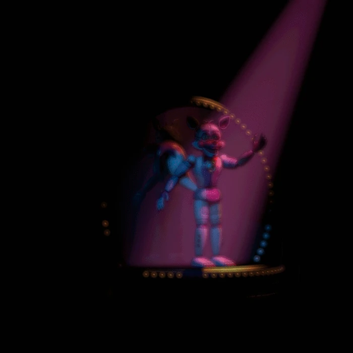 Image FNAFSL Funtime Foxy Onstage.gif Five Nights at Freddy