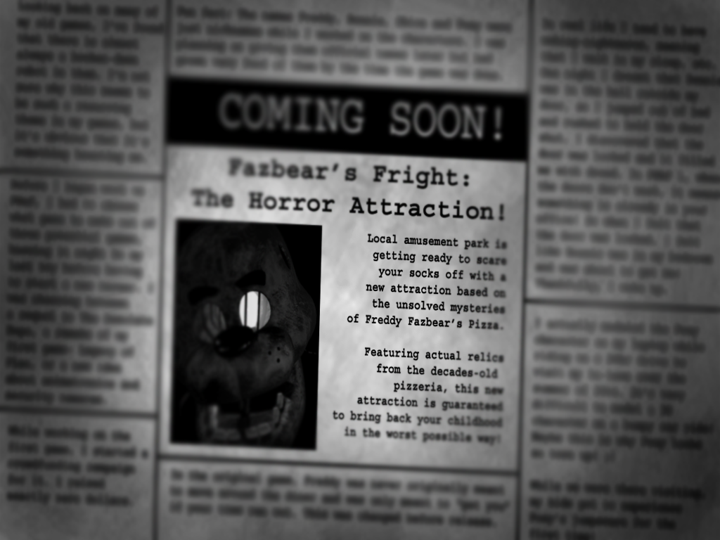 Fazbear's Fright: The Horror Attraction  Five Nights at Freddy's Wiki 