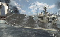 USS Nimitz sinking