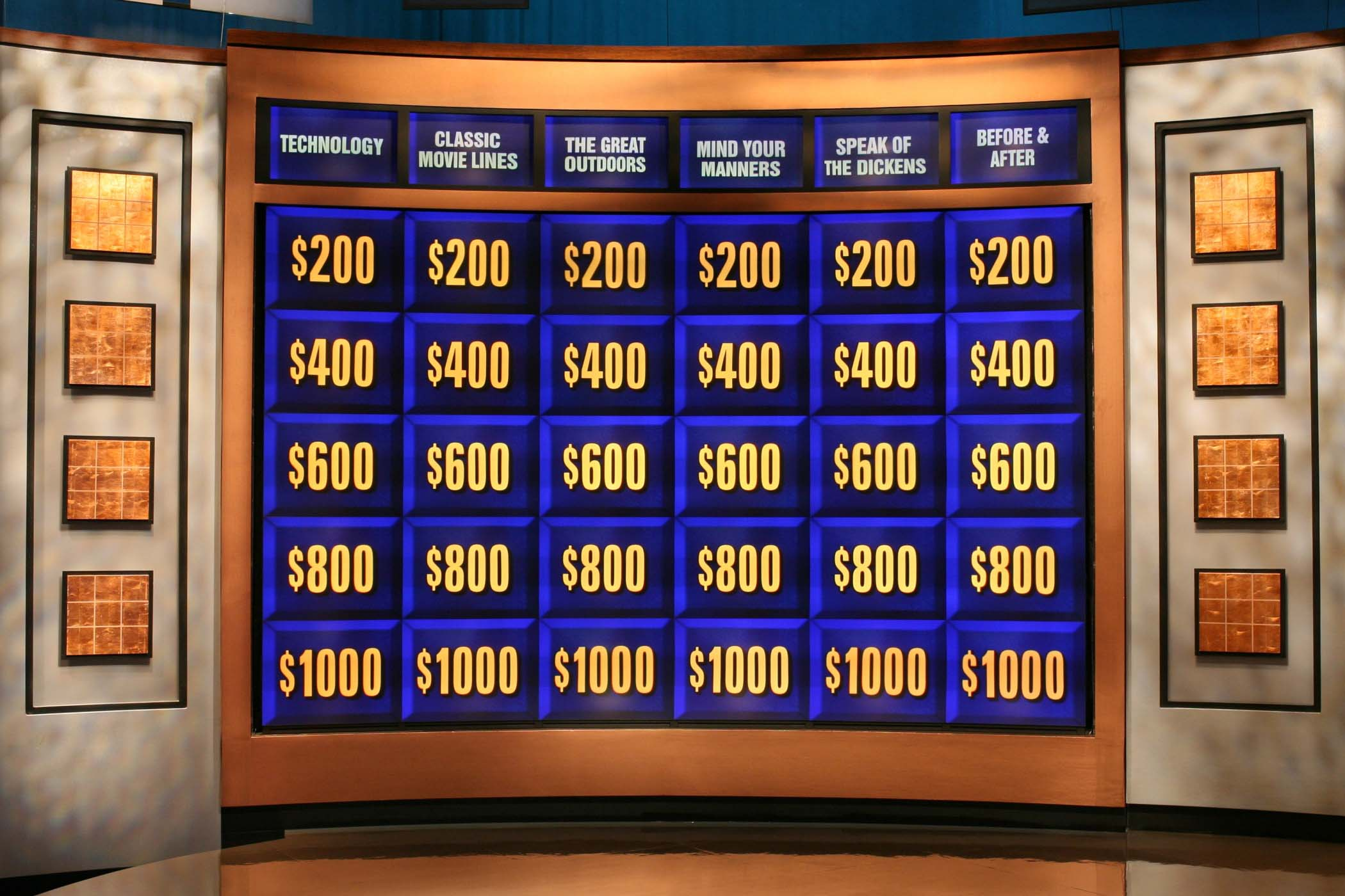 jeopardy game board game shows wiki fandom powered by wikia