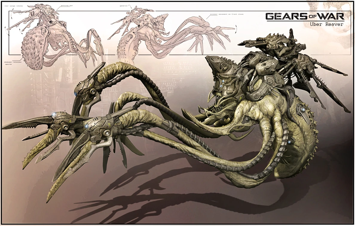 Image Locust UberReaver2.jpg Gears of War Fandom powered by Wikia