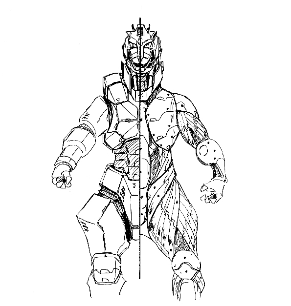 Image - Concept Art - Godzilla Against MechaGodzilla - Kiryu 25.png