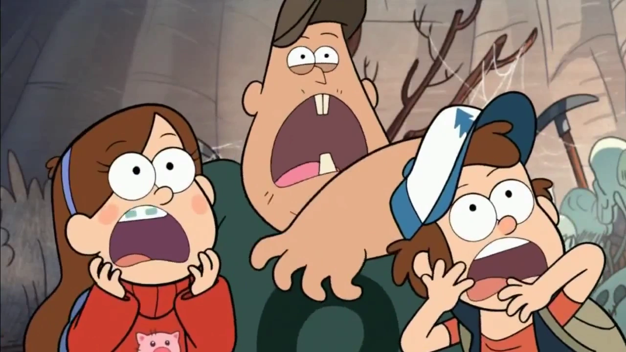 Image S1e18 screaming.png Gravity Falls Wiki Fandom powered by Wikia