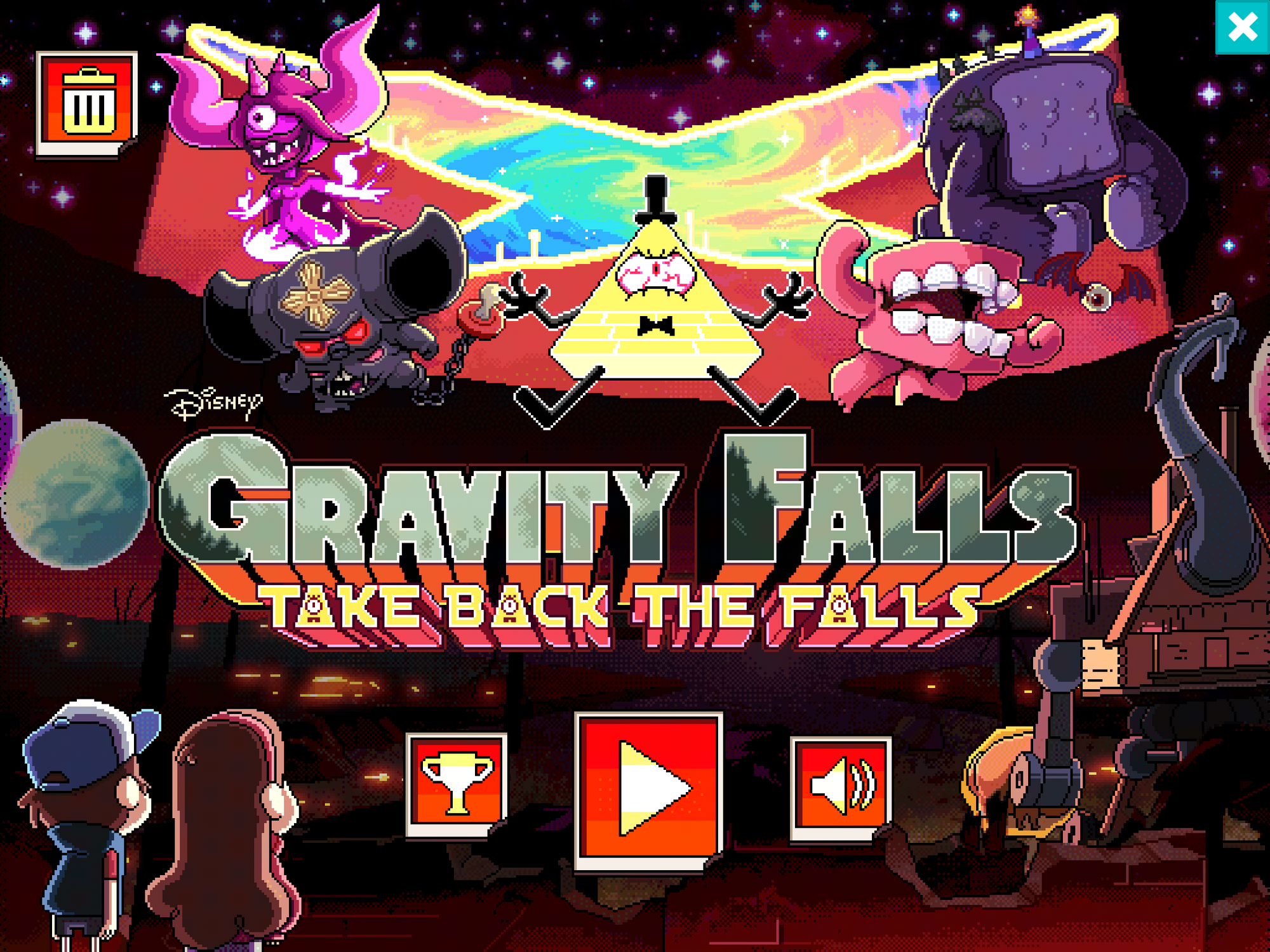 Gravity Falls Take Back The Falls Disney Games