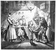 Santa Claus and Krampus