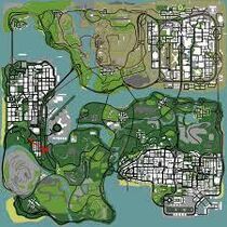 GTA San Andreas Map