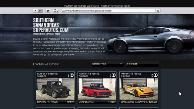 Southern San Andreas Super Autos