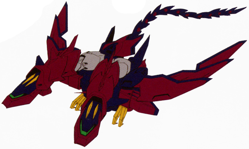 OZ-13MS Gundam Epyon in mobile armor mode