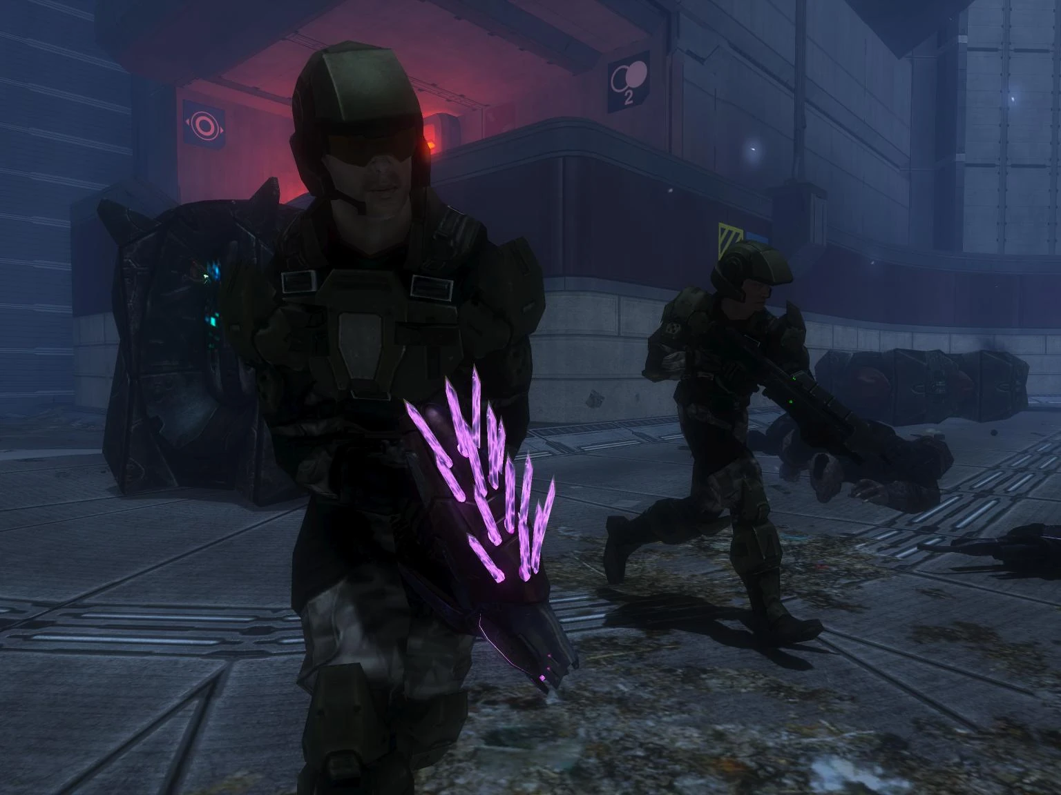 Image Chips Dubbo and a Marine.jpg Halo Nation Fandom powered by