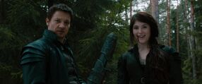 Looking at the tall witch