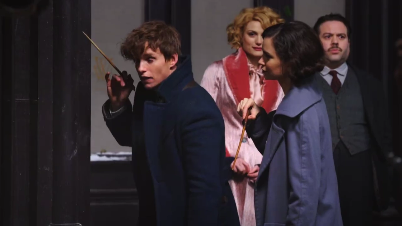 Image FB CoHP Newt Queenie Tina Jacob.png Harry Potter Wiki