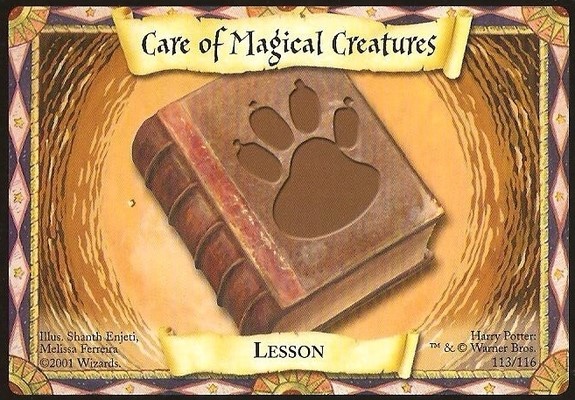 Care of Magical Creatures (Trading Card) | Harry Potter Wiki | Fandom Care of Magical Creatures (Trading Card) | Harry Potter Wiki | Fandom