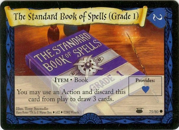 The Standard Book of Spells (Grade 1) (Trading Card) | Harry Potter ...