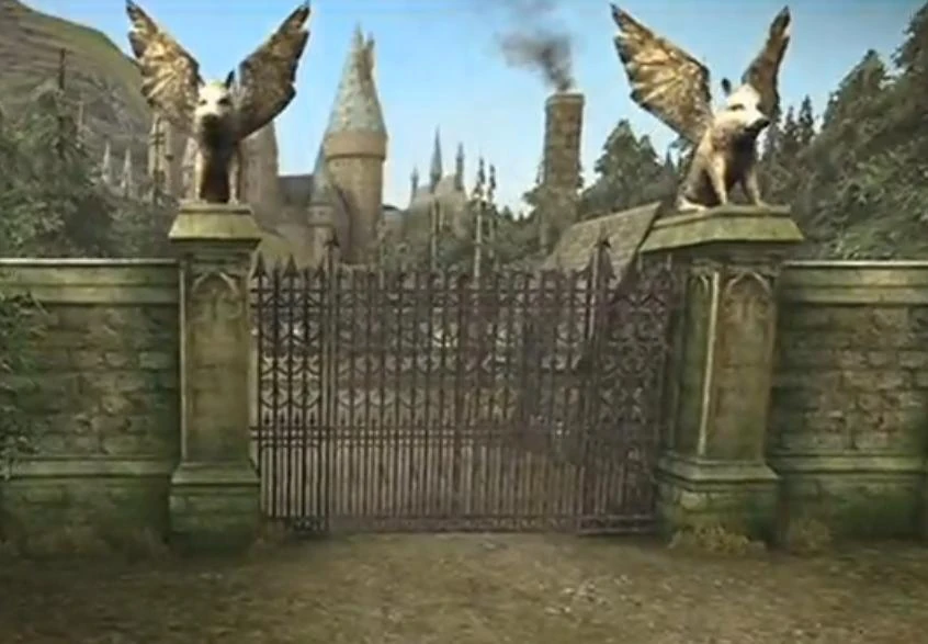 Image Entrance gates HBP.jpg Harry Potter Wiki Fandom powered by