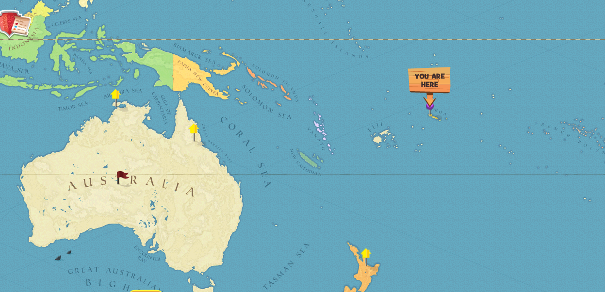 Where Is Samoa Located On The World Map Cyndiimenna
