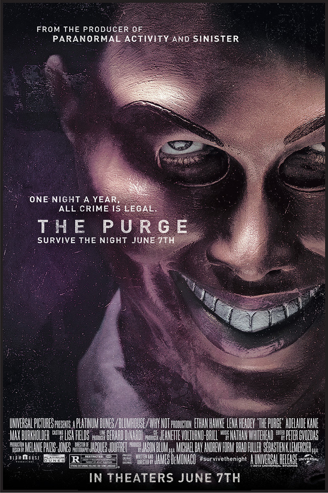 Resultado de imagen para the purge 1 movie poster