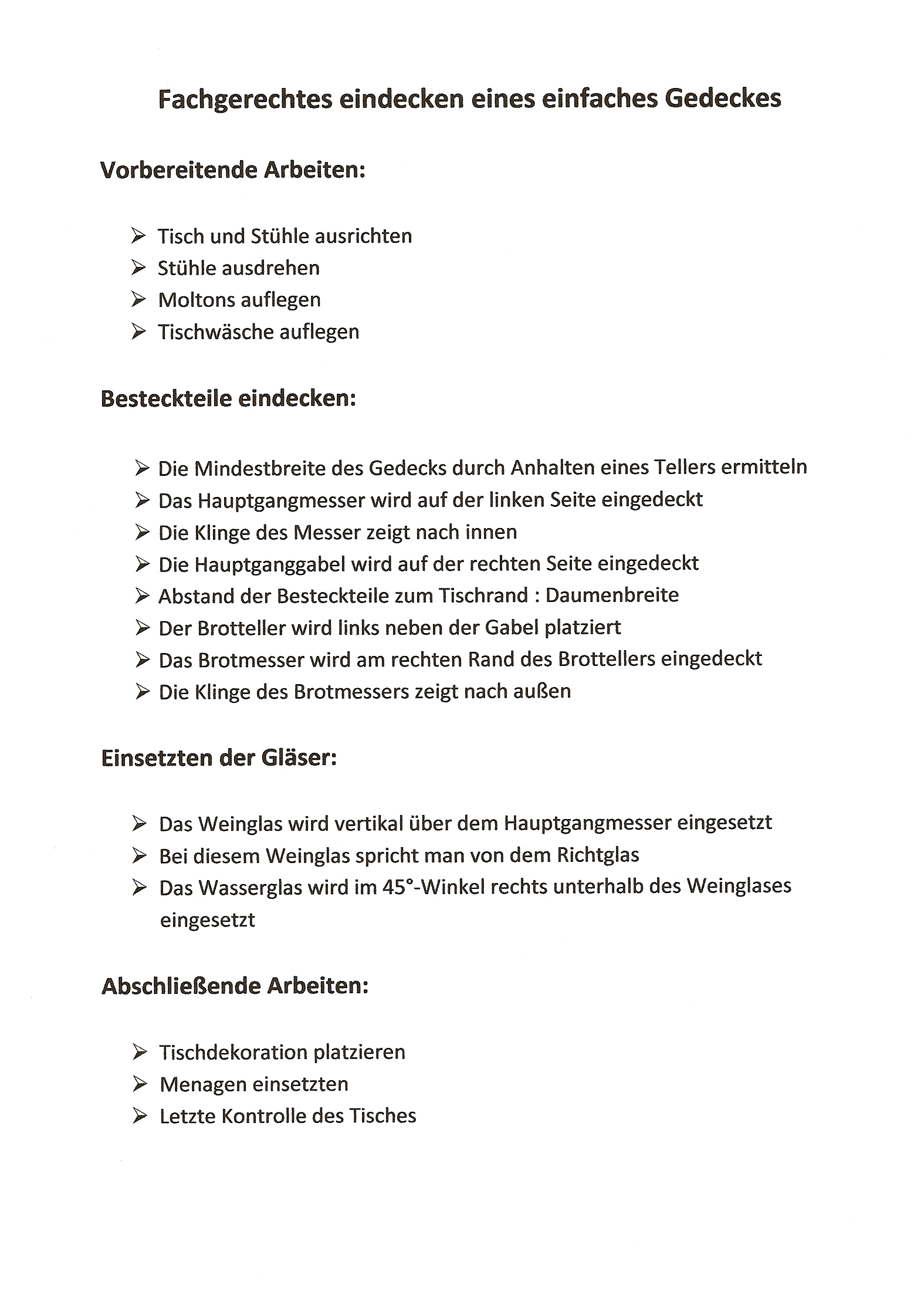 Tisch eindecken | Hotel-Lexikon | FANDOM powered by Wikia