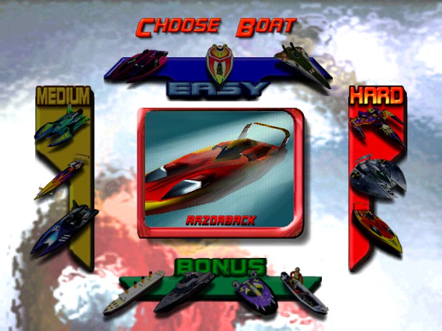 Hydro Thunder Boats
