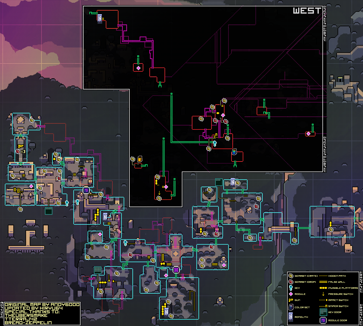 hyper light drifter walkthrough north all shards