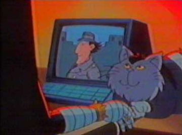 M.A.D. Cat inspector Gadget - Glittertattoo poes