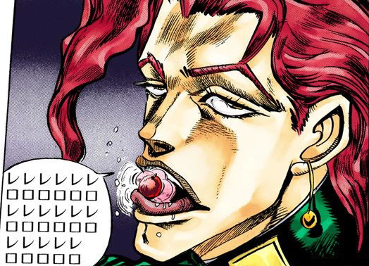 Araki (the creator) is a mad, mad man and he made a great bizarre series. 