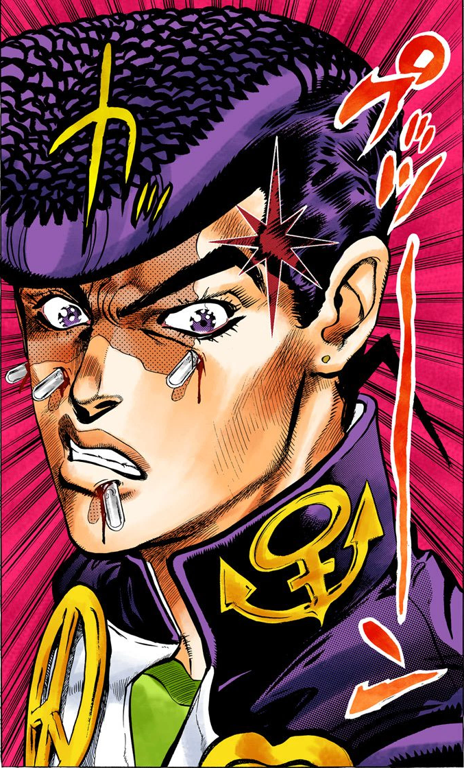 Image - Josuke portrait angry pen, diu color v7 021.png | JoJo's