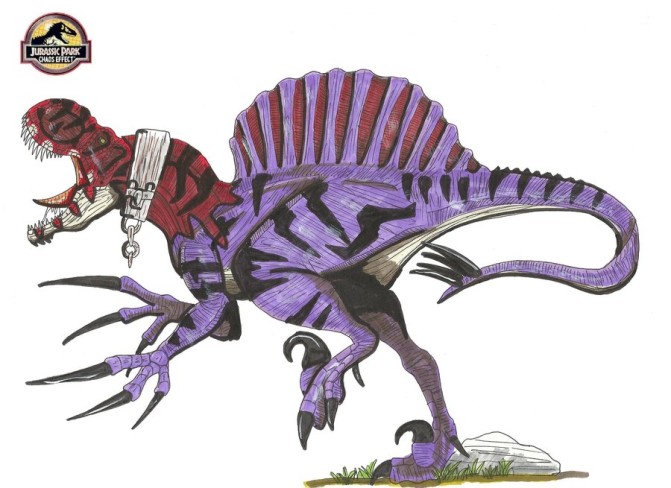 jurassic park fan dinosaur