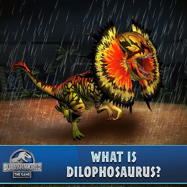 jurassic world game dilophosaurus