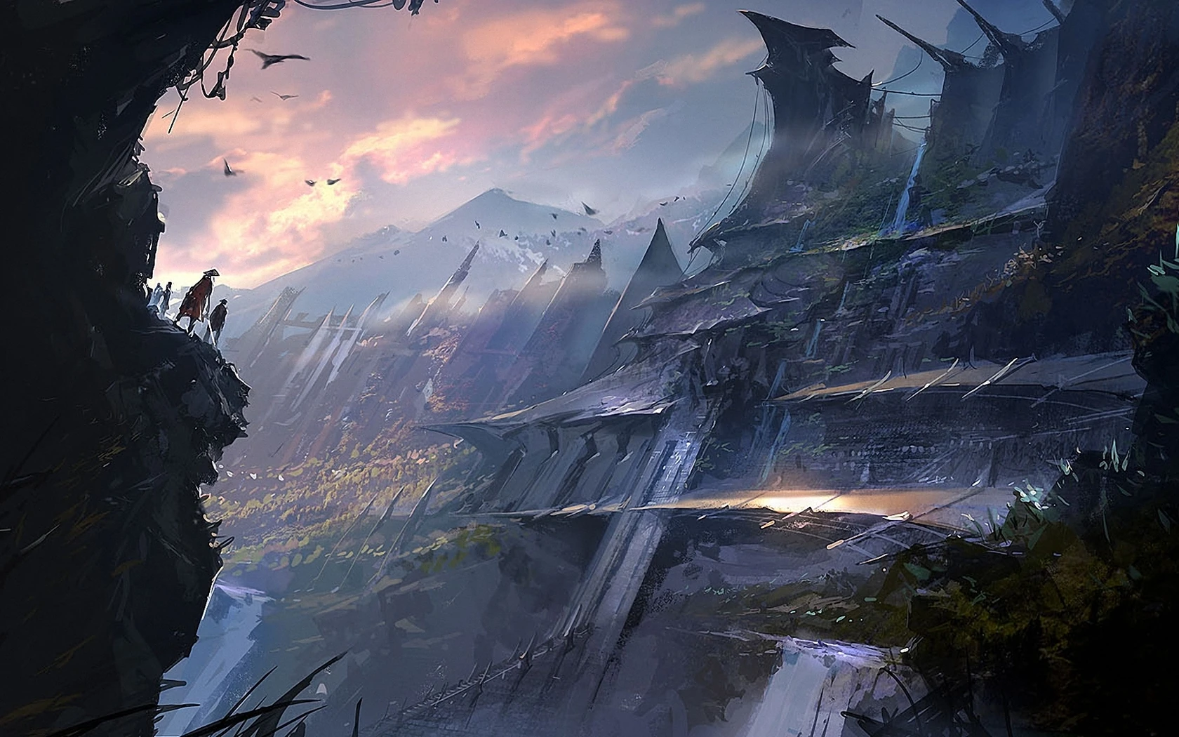 Image Fantasy Mountain Art Hd Background 9 HD Wallpapers