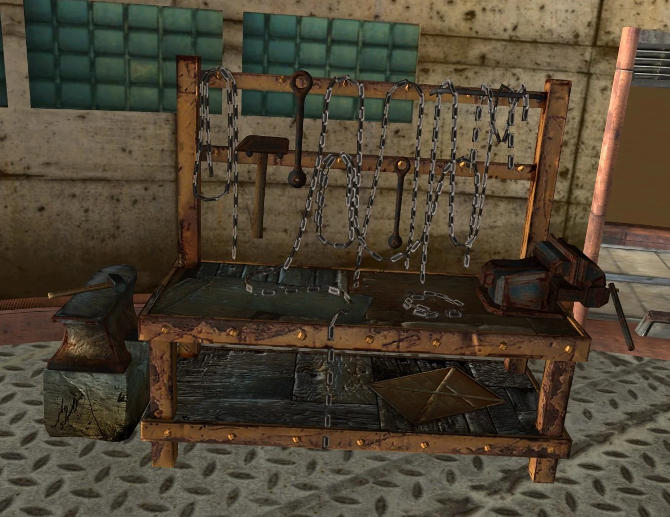 Chainmail Sheet Fabrication Bench Kenshi Wiki FANDOM powered by Wikia