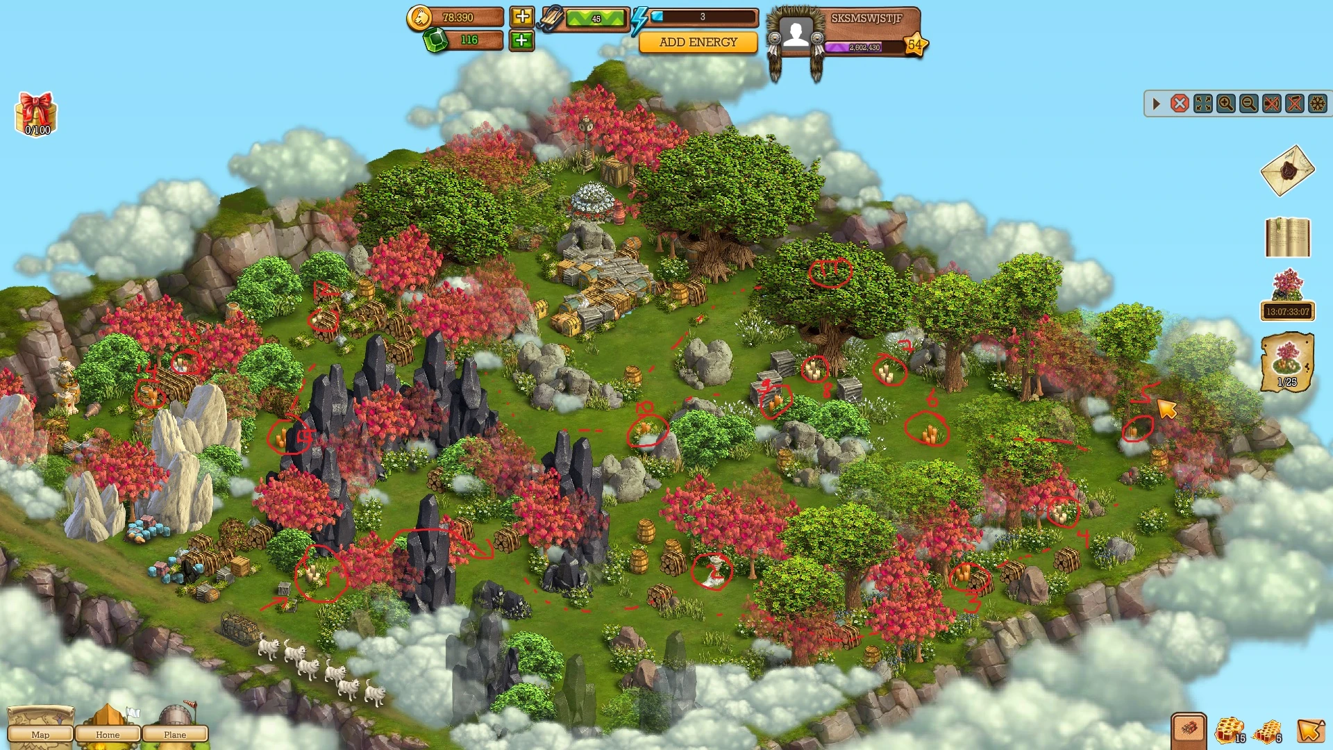 Romantic Adventure map (partial) Klondike The Lost Expedition Wiki