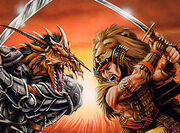 Domotai confronts a Tsuno