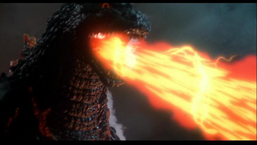 heat ray godzilla glow