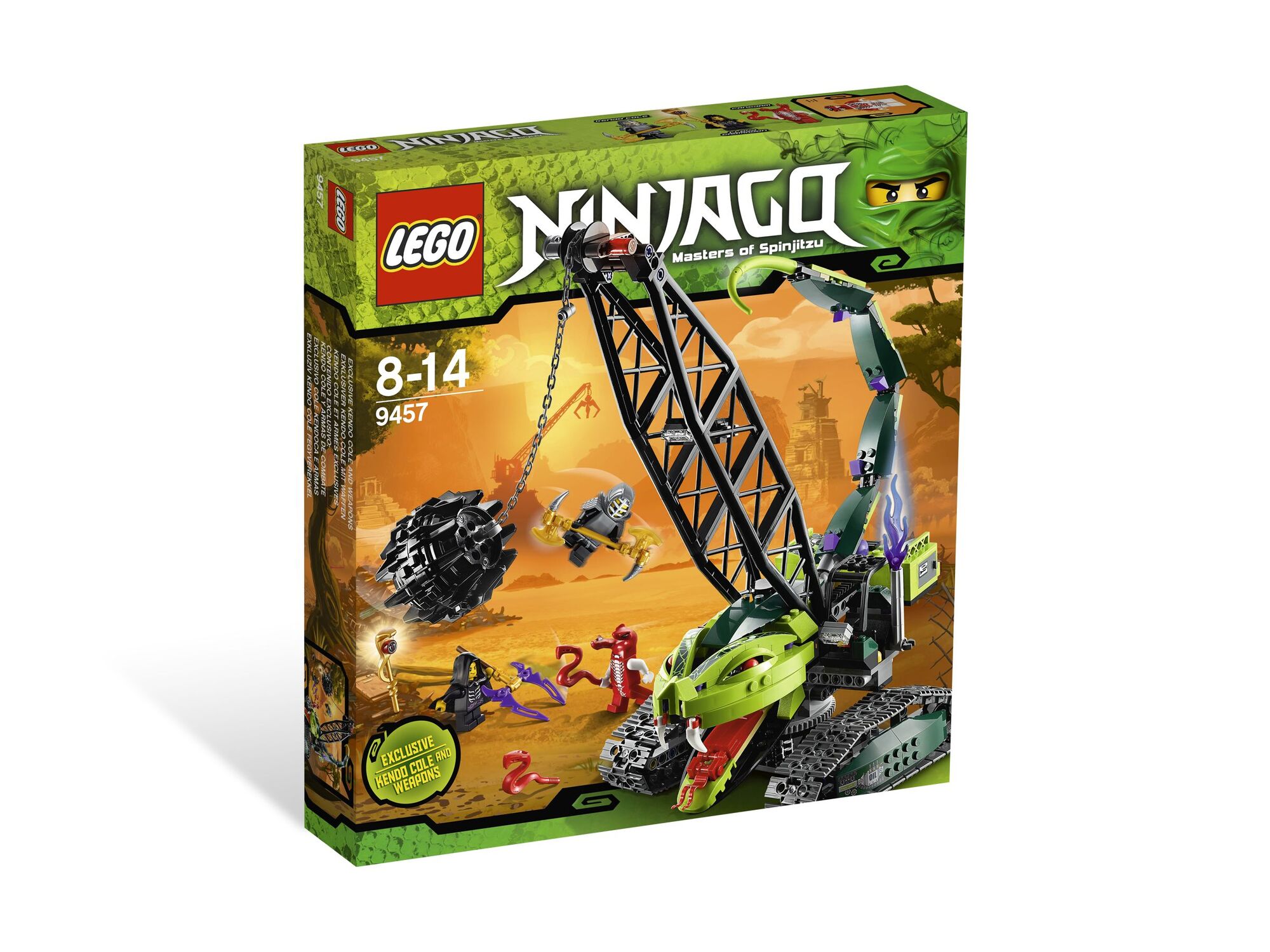 lego ninjago fangpyre wrecking ball