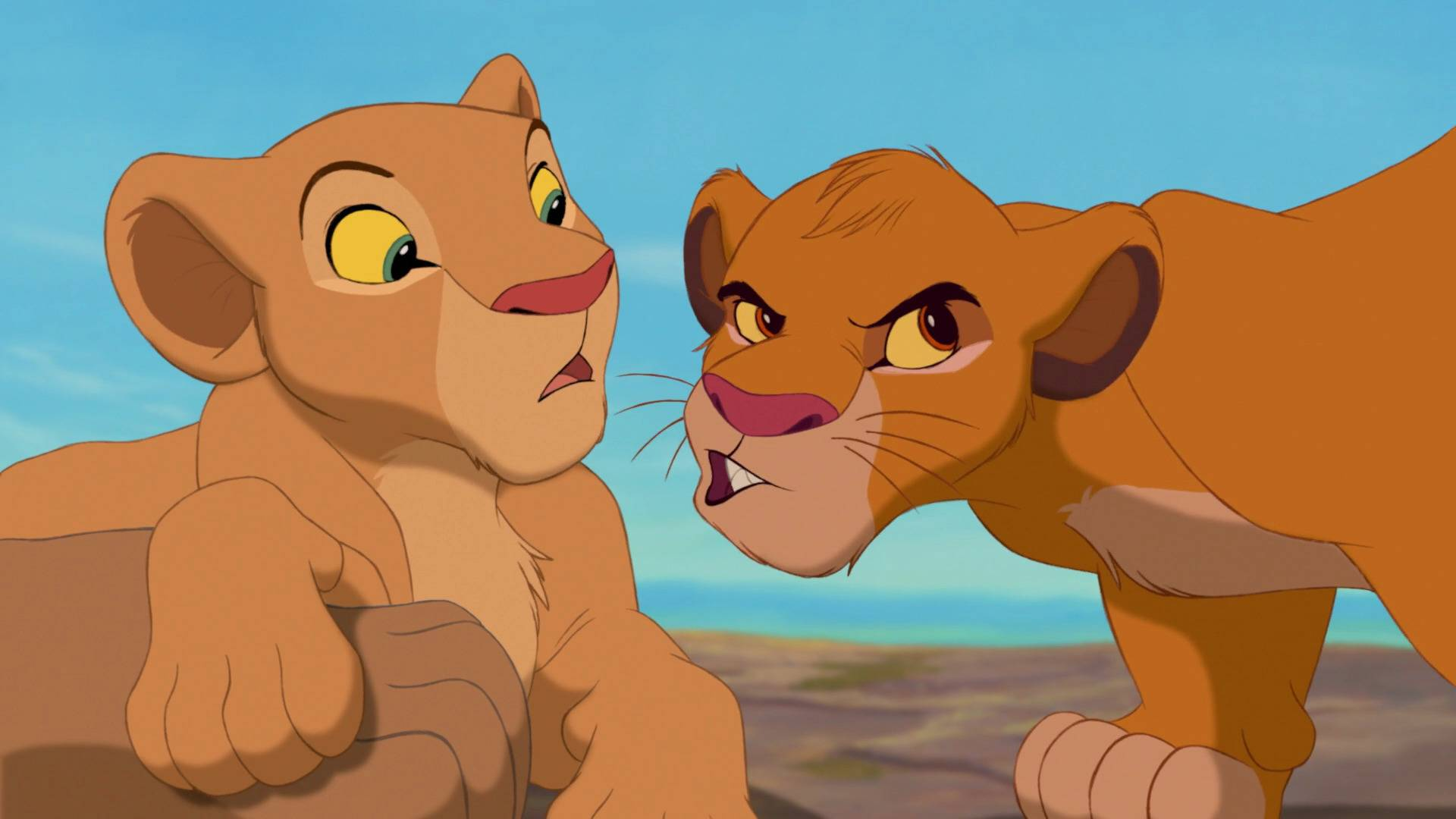 simba and nala statue