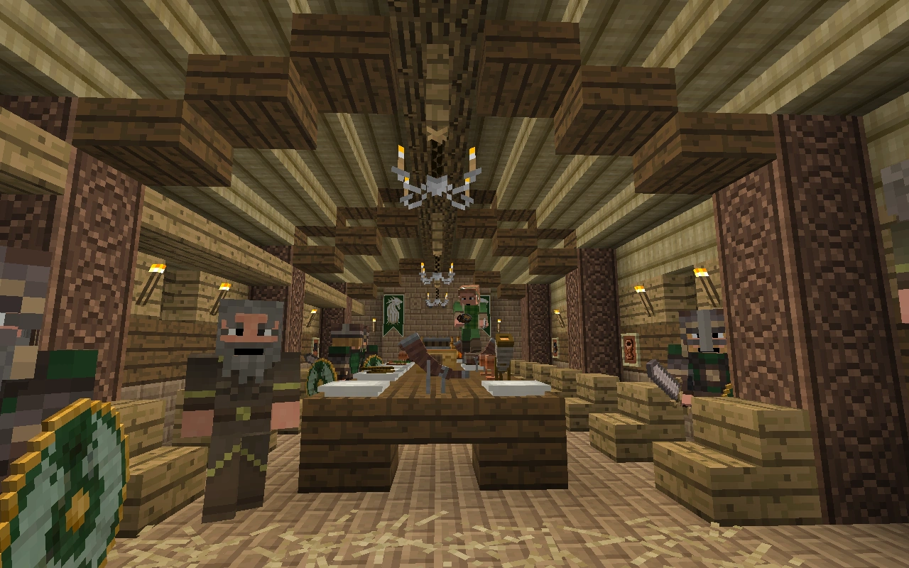 Rohan Mead Hall The Lord of the Rings Minecraft Mod Wiki FANDOM powered by Wikia