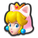 cat peach and cat mario