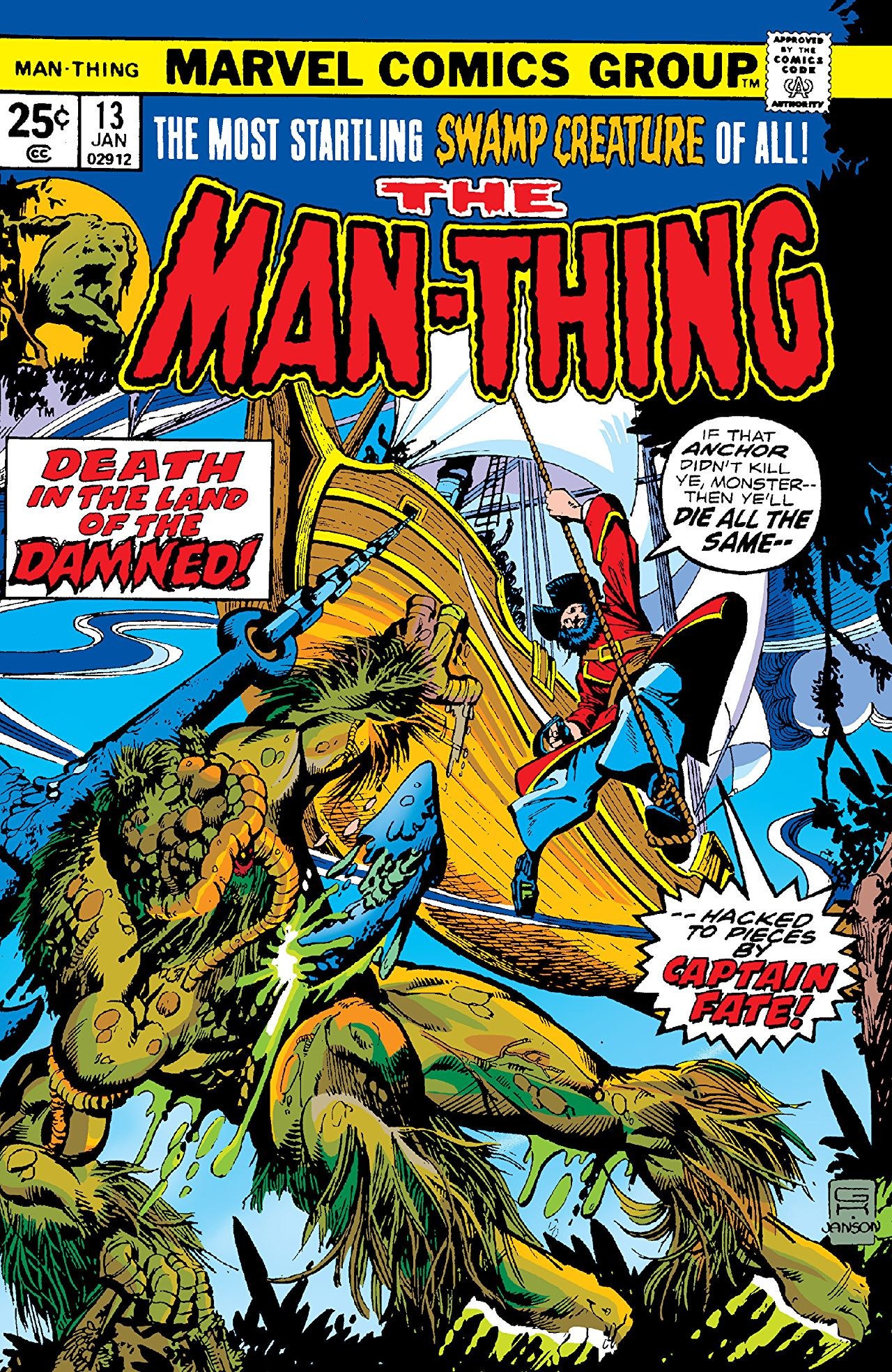 Man-Thing Vol 1 13 | Marvel Database | Fandom Powered By Wikia