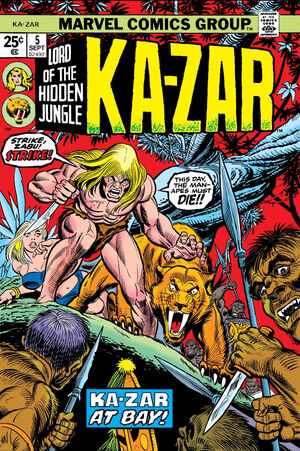Ka-Zar 2 Marvel 1974 Ka-Zar 2 Marvel 1974