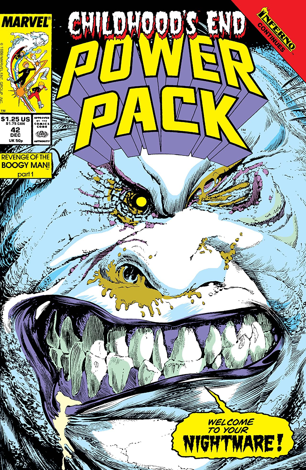 Power Pack Vol 1 42 Marvel Database Fandom Powered By Wikia 