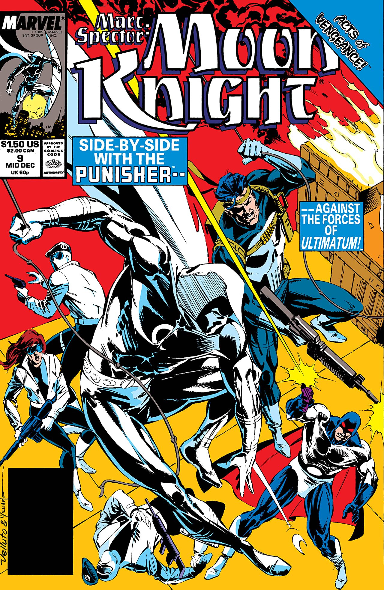 Marc Spector: Moon Knight Vol 1 9 | Marvel Database ...
