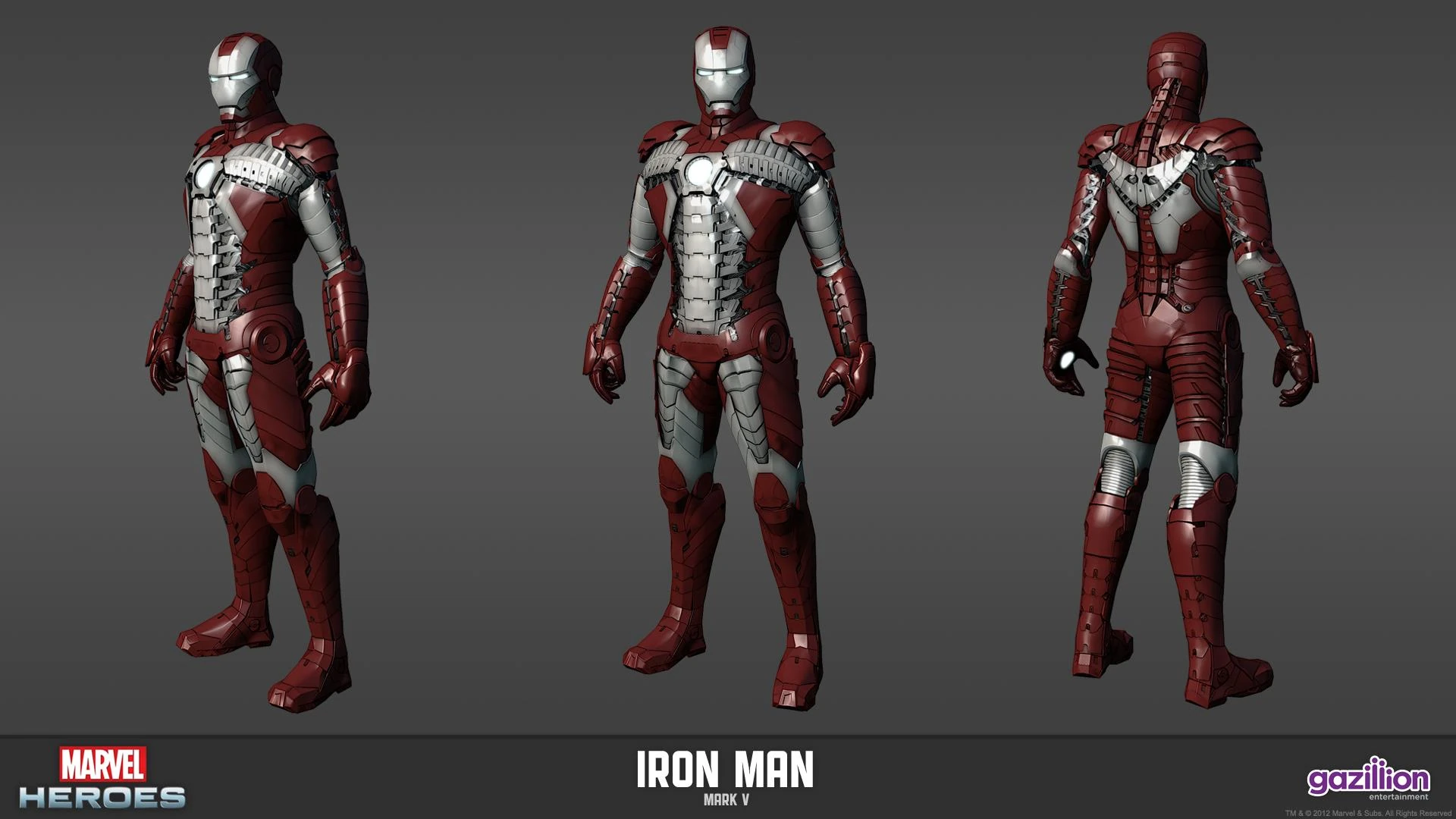 Image - Iron Man Mark V Model.jpg | Marvel Heroes Wiki | FANDOM powered ...
